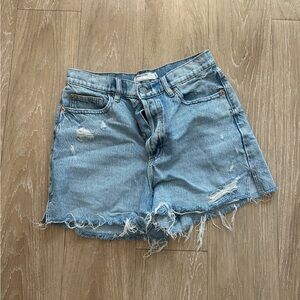 Size 3 Garage distressed denim shorts